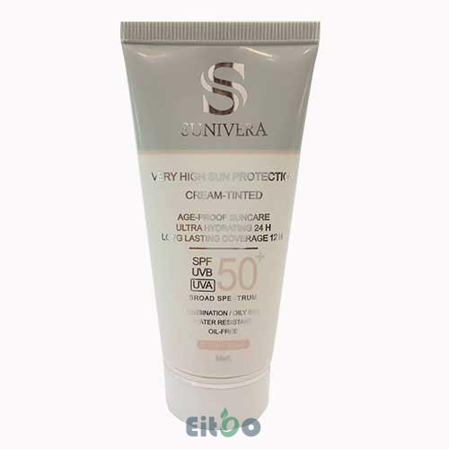 SUNIVERA کرم ضدآفتاب پوست چرب1،5(بژ ) SPF50