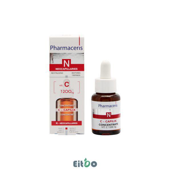 فارماسریز N سرم تقویت کننده و تسکین دهنده حاوی ویتامین سی 100% پوست نرم